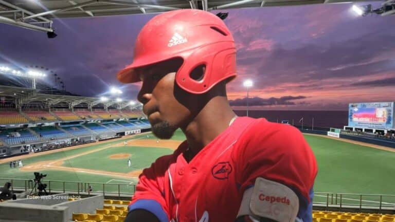El pelotero cubano Geisel Cepeda bateó para .413 en el beisbol venezolano de verano (Liga Mayor).