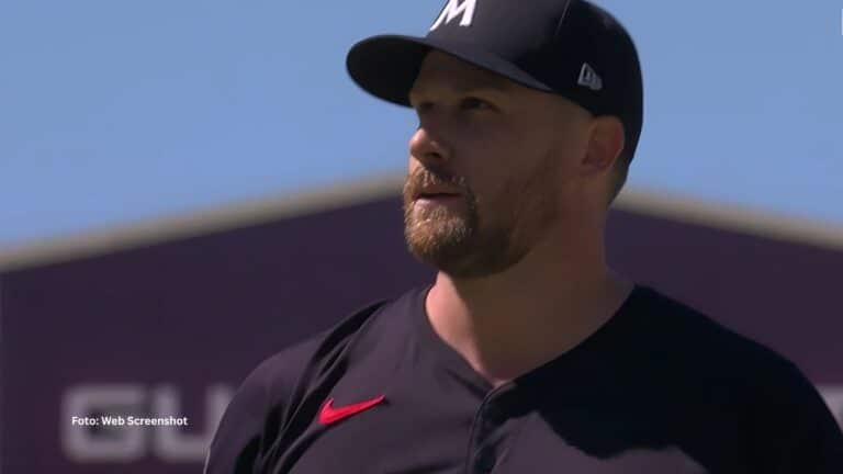 Relevista Brock Stewart con Minnesota Twins. Los Angeles Dodgers