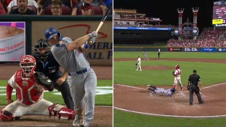 Con una gran reacción en el último tercio de juego Los Angeles Dodgers vencieron a Cincinnati Reds viniendo de abajo en la pizarra.