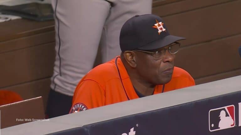 Dusty Baker en un juego con Houston Astros. Clásico Mundial