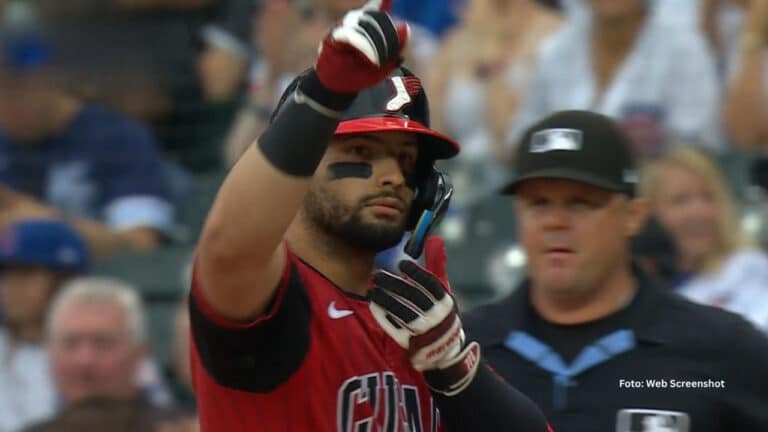 Edgar Quero en un juego con Chicago White Sox