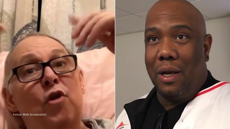 Agente MLB Juan Ignacio Hernández Nodal y Livan Hernandez en una entrevista