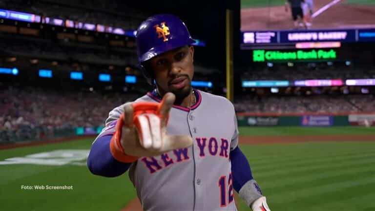 Francisco Lindor se cargó al equipo en sus hombros este sábado 2 de agosto en Citi Field ante la visita de San Francisco Giants.