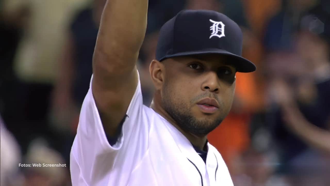 Francisco Rodríguez en un juego con Detroit Tigers en MLB