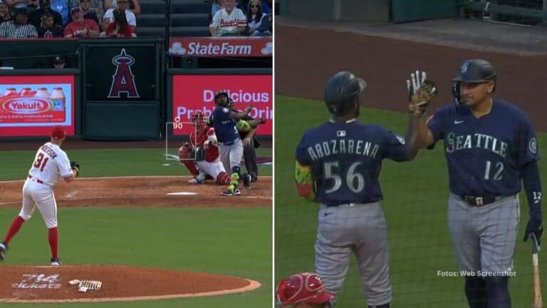 El pelotero cubano Randy Arozarena fue clave en dicho turno y levantó de sus asientos a los fanáticos presentes de la divisa de Seattle Mariners.