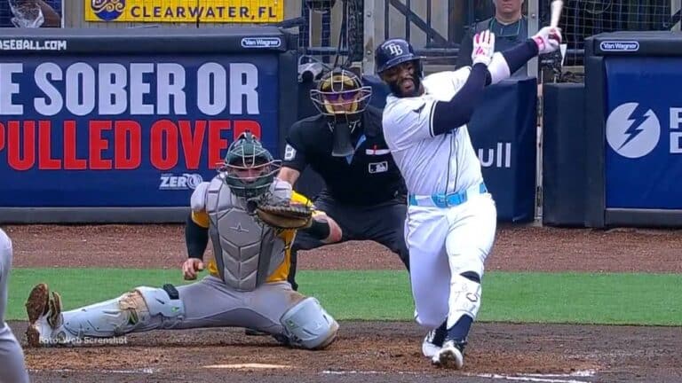 Desde el pasado 8 de junio, Yandy Díaz batea para .432 con 11 extrabases en la cuenta.