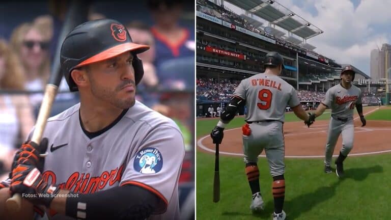 El pelotero dominicano Ramon Laureano abrió la pizarra en Cleveland con un soberbio cuadrangular en la primera entrada.