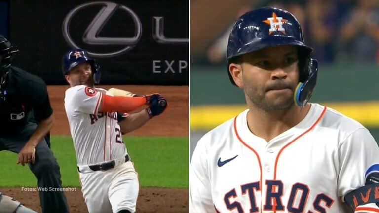 Jose Altuve fue figura con el bate al conectar su doble 444 y remolcar cuatro carreras, pero no pudo evitar la derrota de Houston Astros.