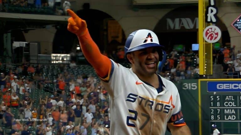 El venezolano José Altuve tiene promedio de .333 en los últimos siete juegos, con 10 hits.