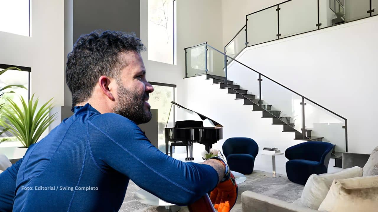 El pelotero venezolano Jose Altuve deslumbra con un hogar cálido y adaptado para el desarrollo de su familia.
