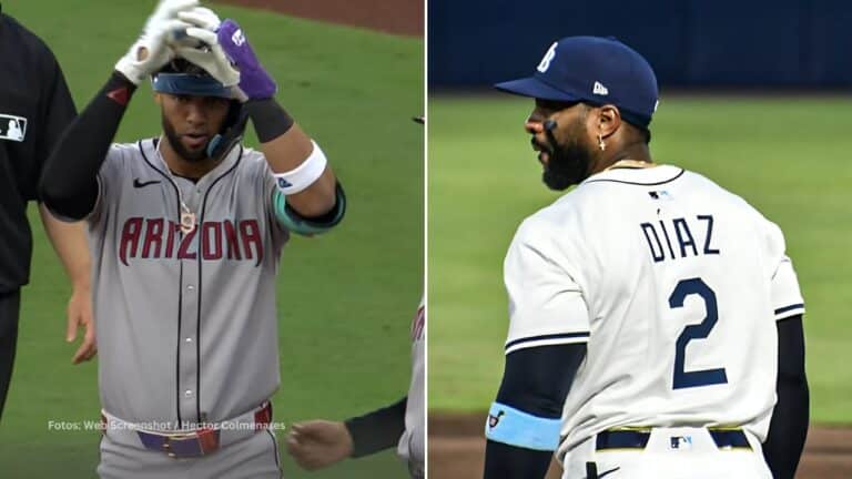 Lourdes Gurriel Jr. con Arizona Diamondbacks y Yandy Diaz con Tampa Bay Rays. Cubanos en MLB