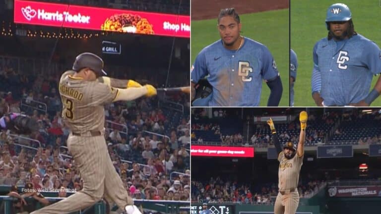 En la victoria de San Diego Padres, el Grand Slam de Manny Machado lo unió a leyendas como Joe DiMaggio y Carlos Delgado.
