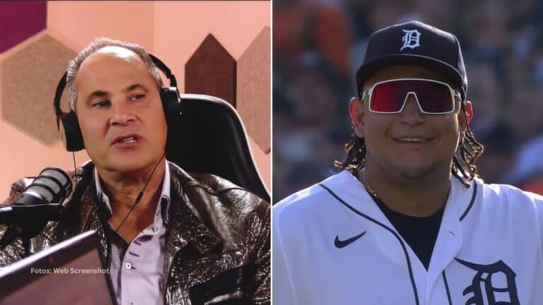 Omar Vizquel y Miguel Cabrera