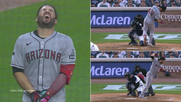 El pelotero venezolano Eugenio Suárez está a cinco hits de llegar a 100 en la campaña 2025.