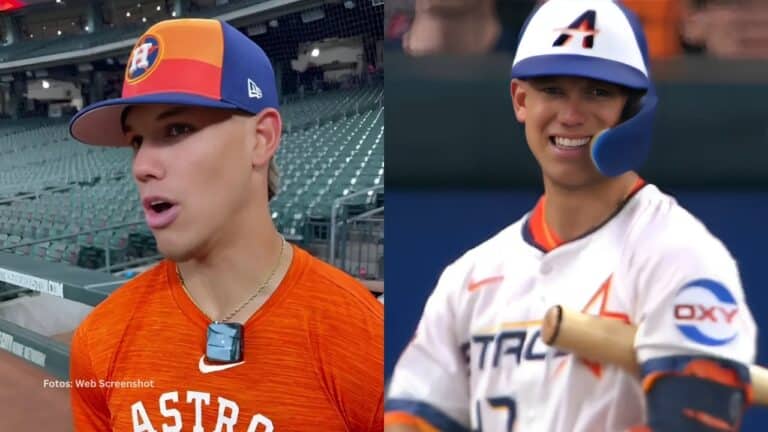 Kenedy Corona en un juego con Houston Astros y en una entrevista