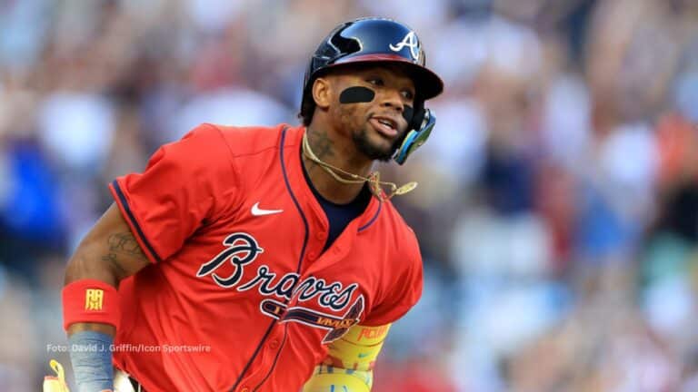 Ronald Acuña Jr, Foto David J. Griffin Icon Sportswire