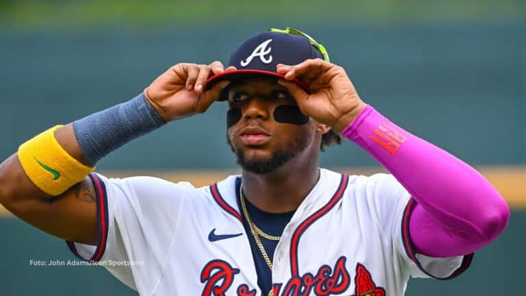El sabanero Ronald Acuña Jr continúa trabajando su cuerpo en pro de mantener una salud óptima y próspera para el desarrollo de su carrera. Photo: John Adams/Icon Sportswire