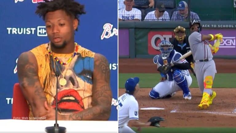 El venezolano Ronald Acuña Jr. ha conectado un total de cinco jonrones en el último mes de temporada.