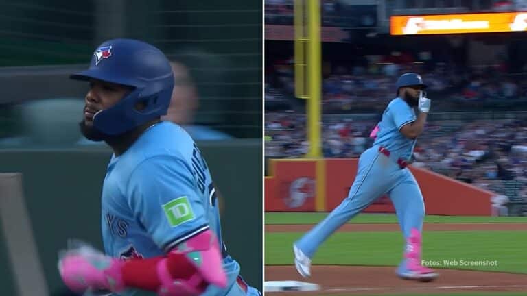 Vladimir Guerrero Jr, recorriendo las bases con Toronto Blue Jays