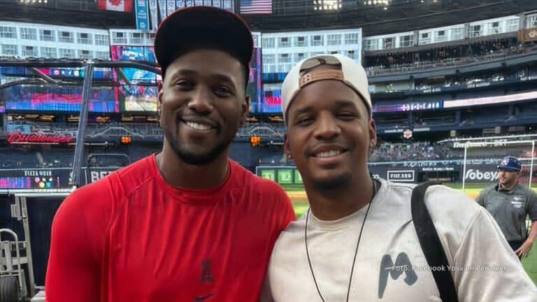 Yosvani Peñalver y Jorge Soler en Toronto
