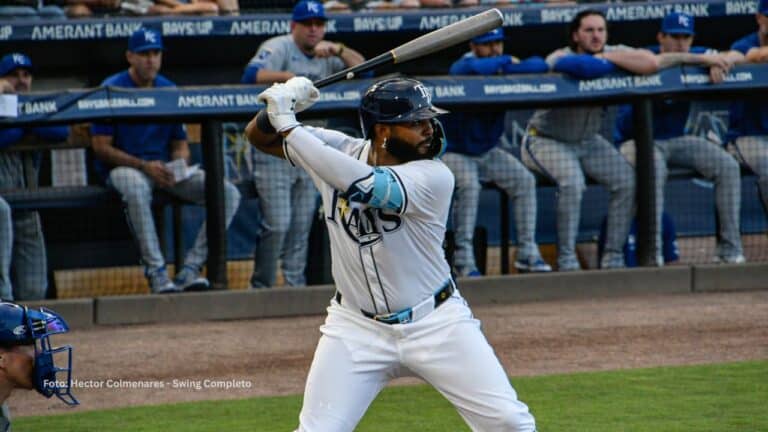 Junior Caminero conectó un jonrón clave en la victoria de Tampa Bay Rays ante New York Yankees.