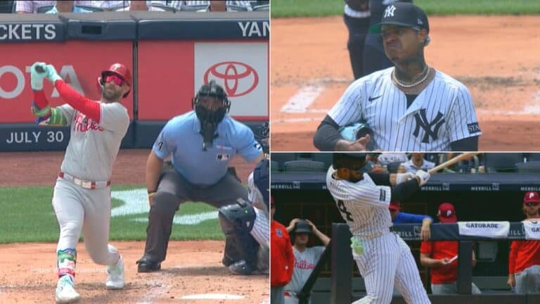 New York Yankees no pudieron con el poderío de Philadelphia por día seguido.