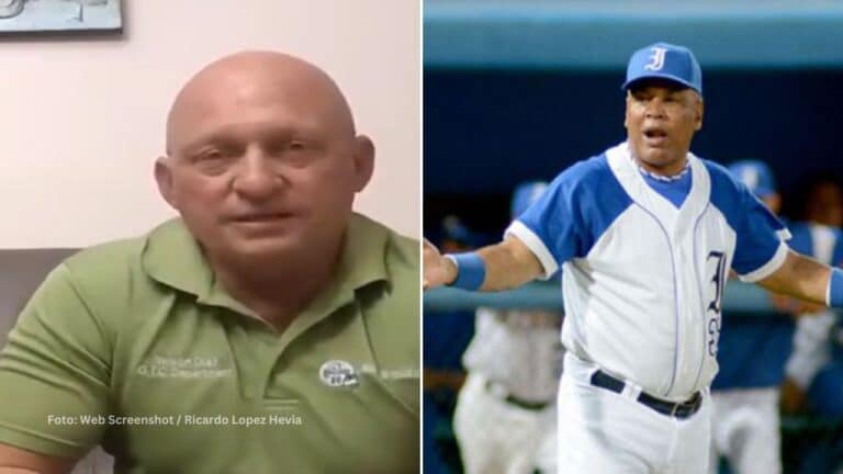 El destacado umpire Nelson Díaz hizo referencia a las ocasiones en que se vio obligado a botar del juego a Víctor Mesa.