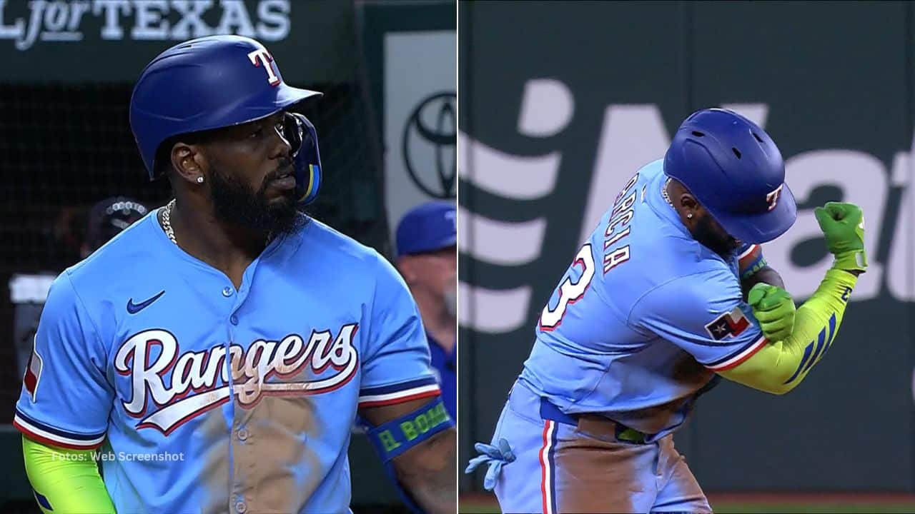 Además de su gesta, Adolis García llegó a 12 bases robadas en la temporada en medio de una jornada productiva.