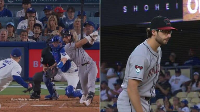 Apenas fueron tres imparables los conectados por la ofensiva de Los Angeles Dodgers.