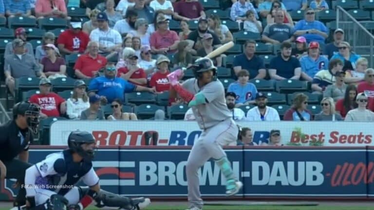 El prospecto venezolano Jhostynxon Garcia batea para.289 en la temporada 2025.