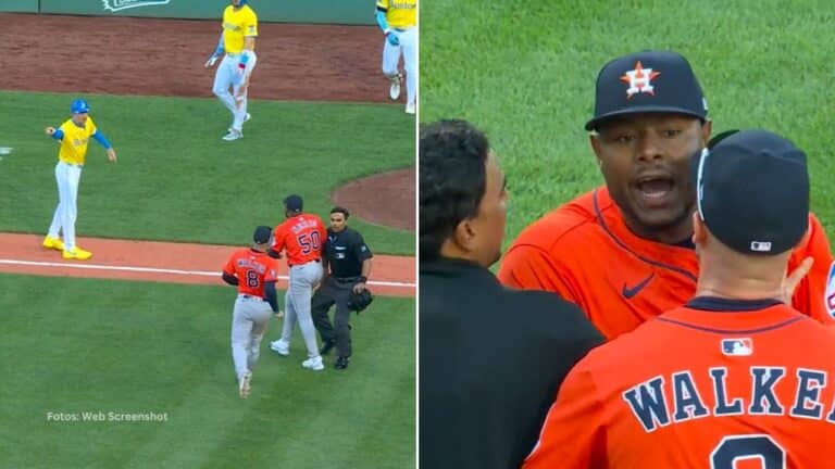 Boston Red Sox y Houston Astros protagonizaron momentos de tensión en el séptimo inning de este sábado 2 de agosto.