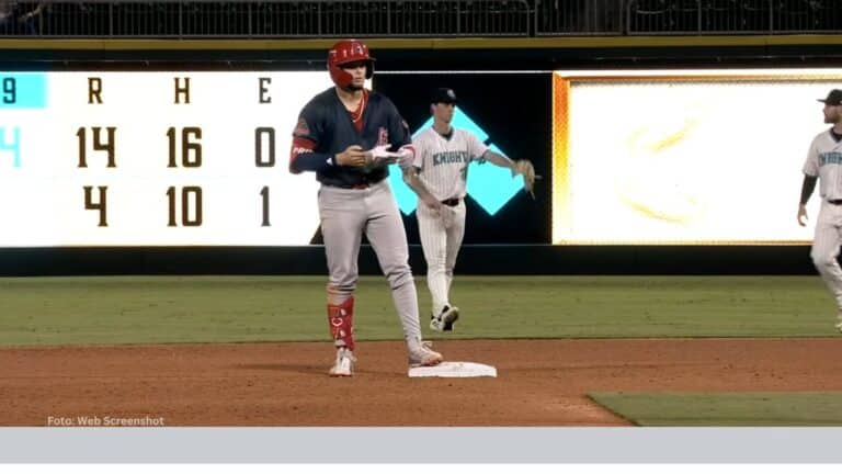 César Prieto arribó a 60 carreras impulsadas con la filial Memphis Redbirds en 2025.