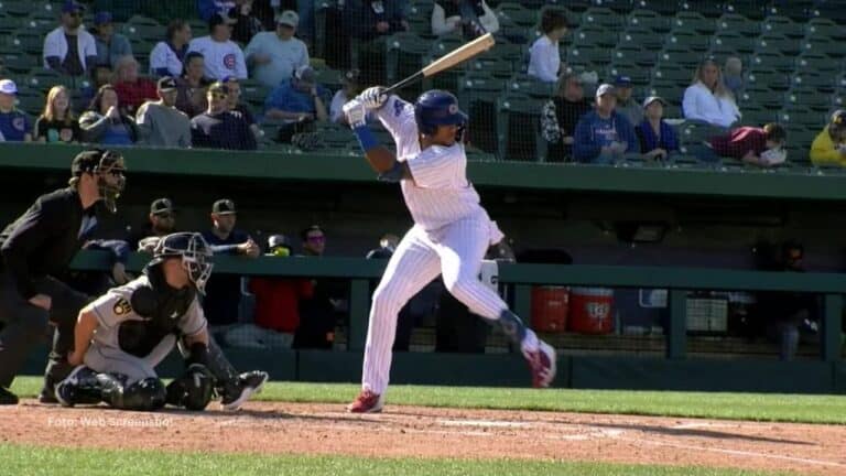 En 2023, Félix Stevens fue el jugador de la organización de Chicago Cubs, que más jonrones conectó en las Ligas Menores (27).