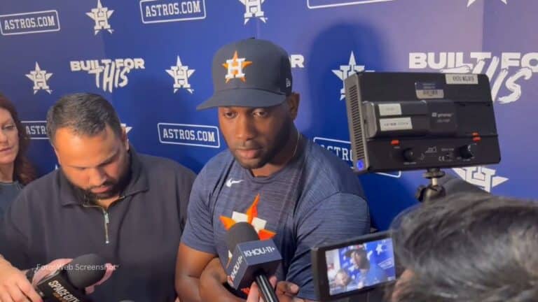 Yordan Alvarez habló del difícil proceso de recuperación que vivió para ser activado nuevamente.