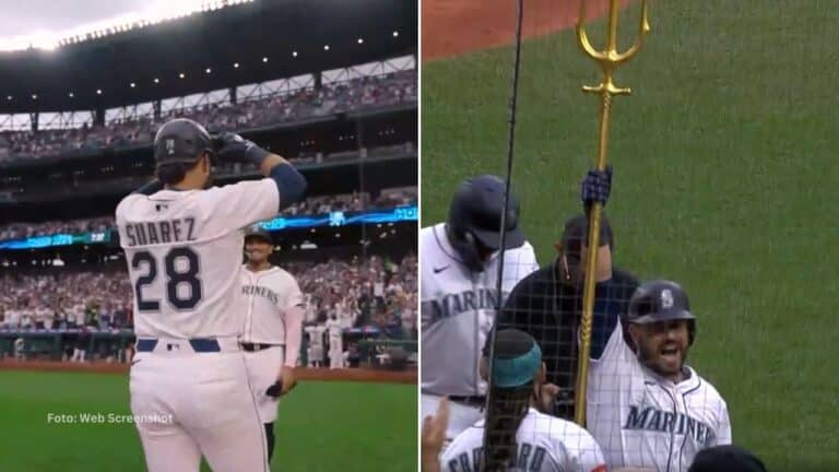 Eugenio Suárez es uno de tres peloteros venezolanos (único activo), que acumulan al menos 300 cuadrangulares en MLB.