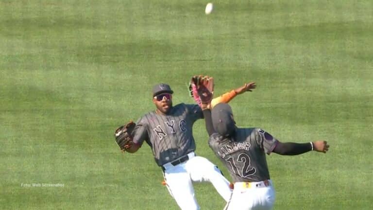 El pelotero boricua Francisco Lindor dio una magna cátedra entre el infield y el jardín central con una joya defensiva importante para Mets.