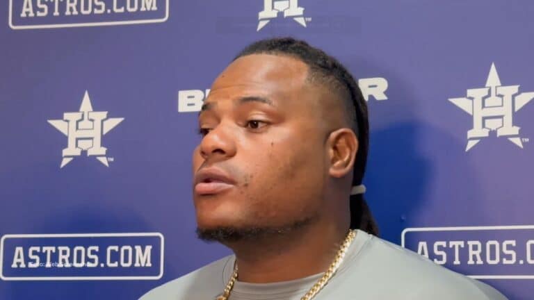 El pelotero dominicano Framber Valdez se sintió incómodo ante lo sucedido por la noche del viernes 15 de agosto de 2025.