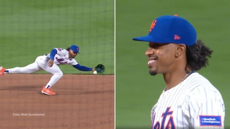 El pelotero boricua Francisco Lindor posee un porcentaje de fildeo en lo que va de temporada MLB 2025, de .978%.