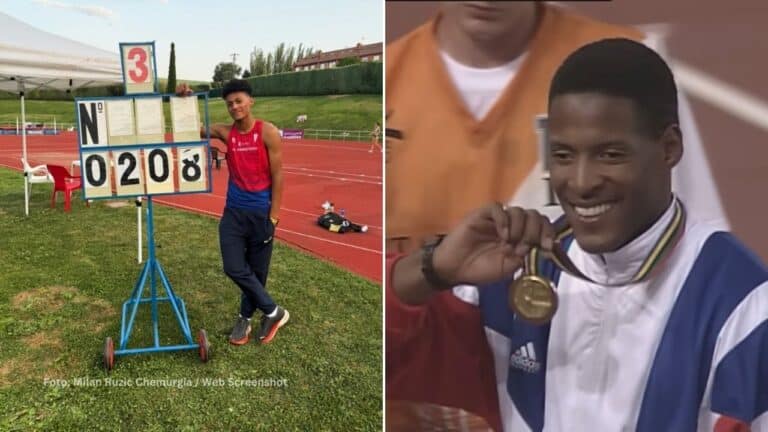 El hijo de Javier Sotomayor aprovechó su día de gloria y alcanzó un registro inédito en su expediente atlético.