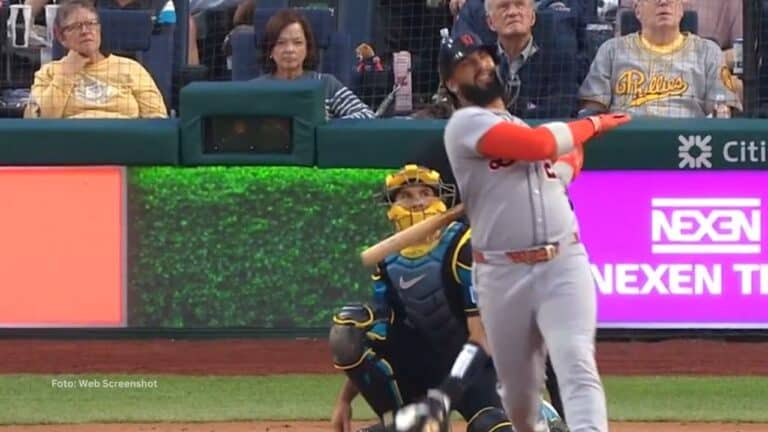 El pelotero venezolano Gleyber Torres es uno de cuatro intermedistas activos con más jonrones en Grandes Ligas.