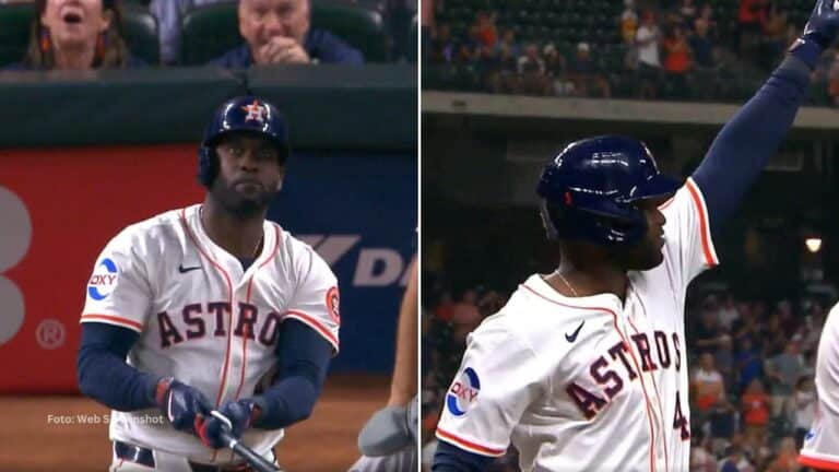 El estadio enloqueció mientras Yordan Alvarez daba la vuelta al cuadro como si de una marcha triunfal se tratara.