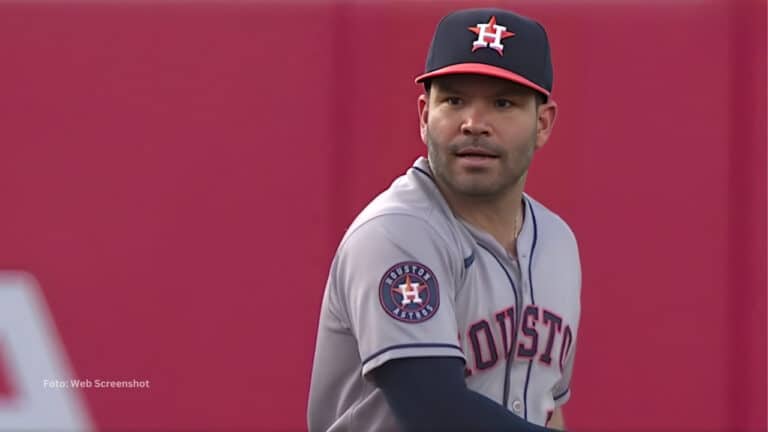 Jose Altuve en un juego de Houston Astros