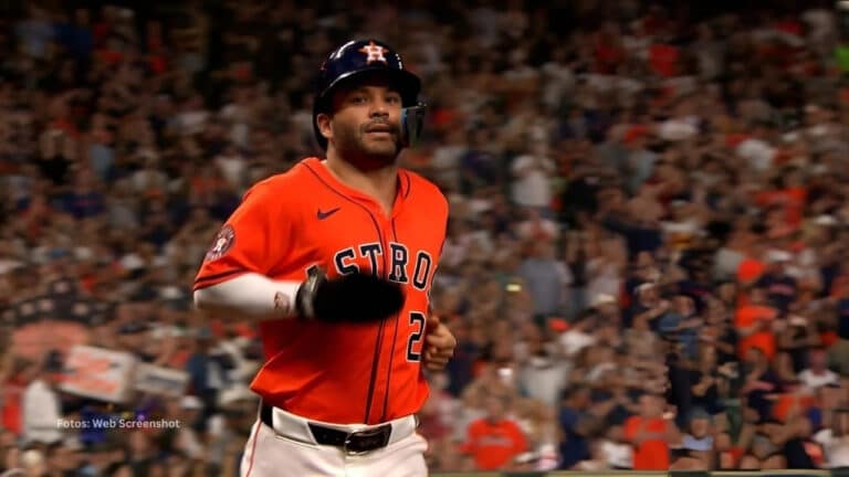 Jose Altuve recorre las bases con Houston Astros