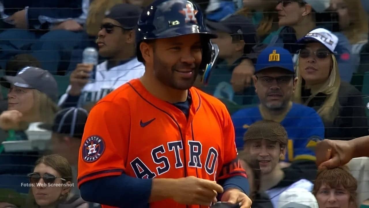 Jose Altuve en un juego con Houston Astros