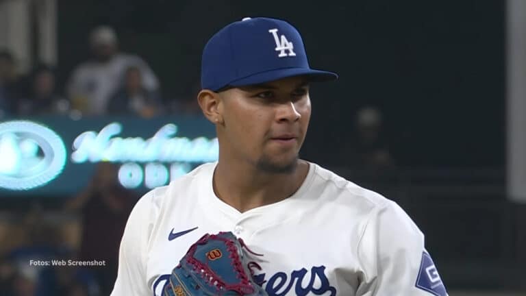 Lanzador venezolano Edgardo Henríquez con Los Angeles Dodgers