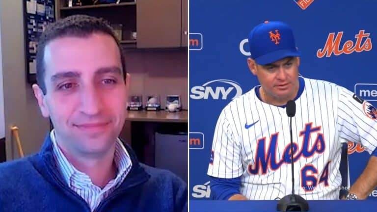 El manager Carlos Mendoza firmó en principio un contrato por tres temporadas con New York Mets en 2024.