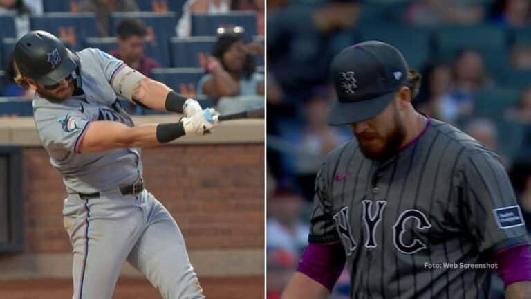 La tanda de Miami no se quedó tranquila y en la jornada del 30 de agosto, pusieron al máximo todo su poder ofensivo ante New York Mets.