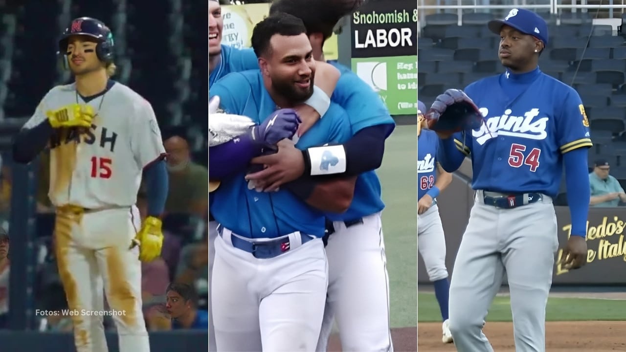 Raynel Delgado, Victor Labrada y Kendry Rojas, peloteros cubanos en MiLB