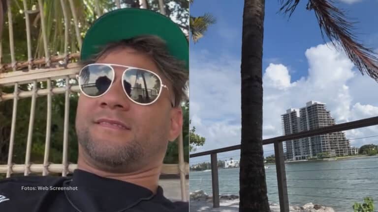 yuli Gurriel en playa de Miami