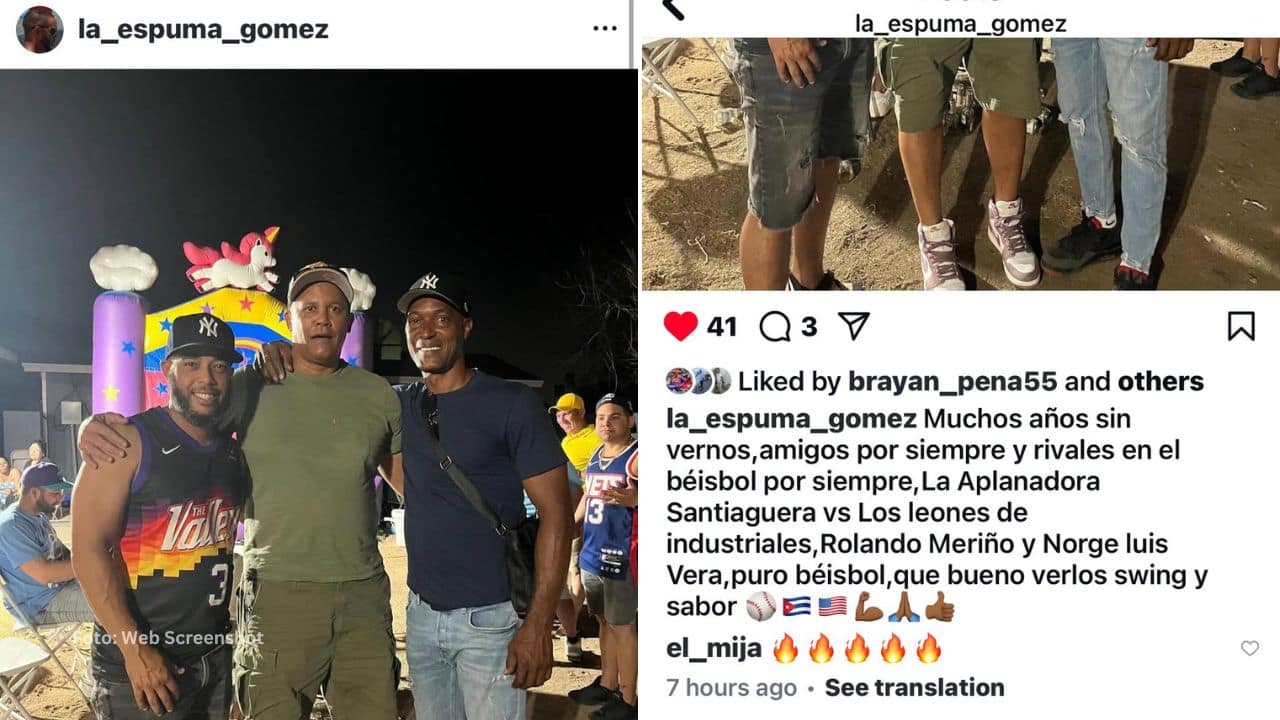 Reviven recuerdos Yasser Gómez se reunió con Norge Luis Vera y Rolando Meriño-min
